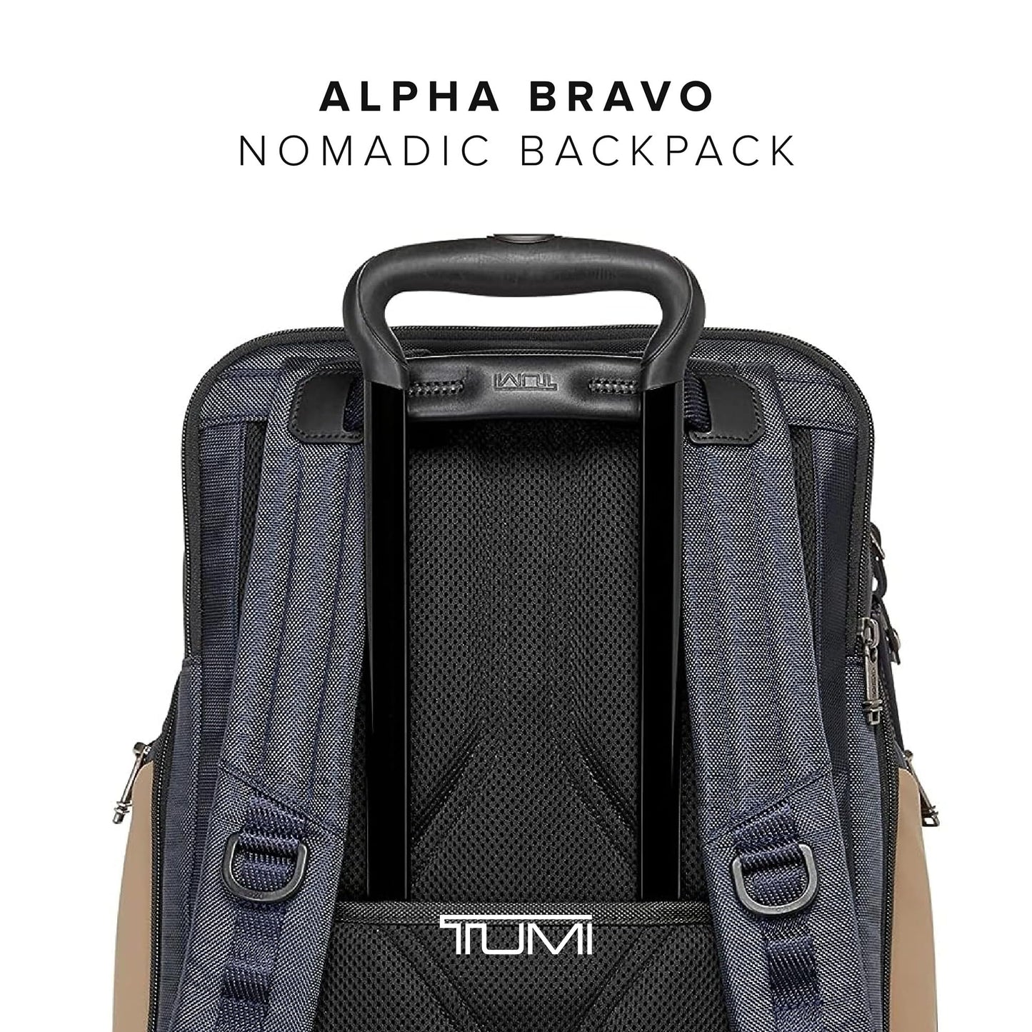 TUMI - Alpha Bravo Nomadic Backpack - Men's Durable Carry On Bag - 18.8" X 15.0" X 9.0" - Fits up to 15" Laptop - Black