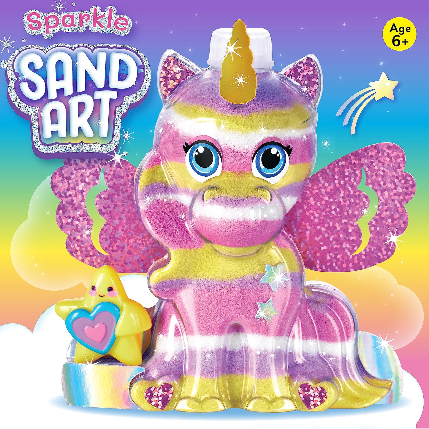 Creativity for Kids Sand Art Kit: Unicorn - DIY Sand Art Kits for Kids, Spring Crafts & Unicorn Gifts for Girls, Arts and Crafts for Kids (Ages 6+)