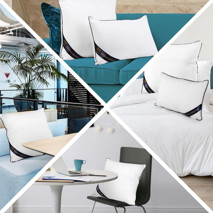 Utopia Bedding Throw Pillow Inserts - Decorative 26 x 26 Inch White Pillows for Sofa & Bed (Pack of 2)