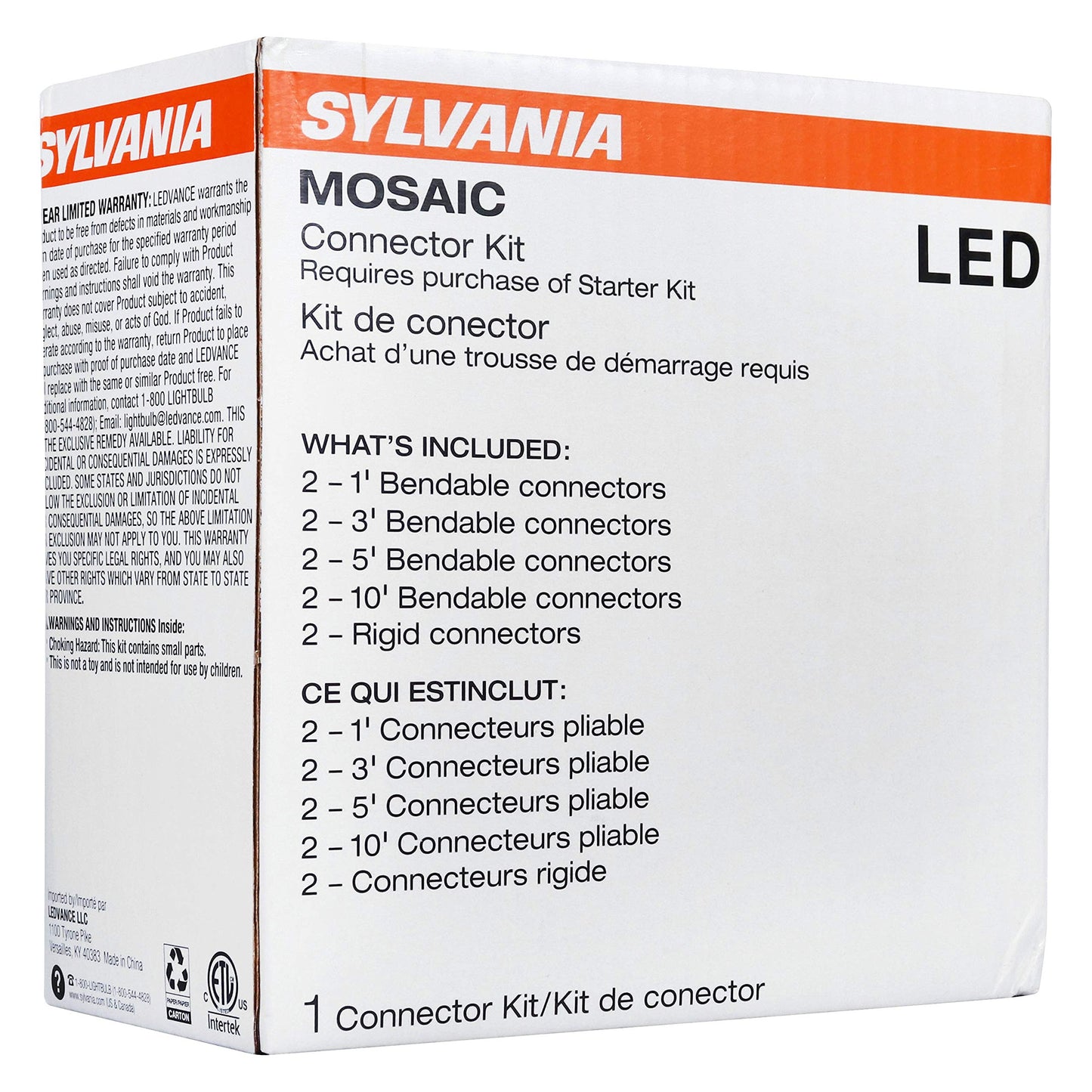 Sylvania LED Mosaic Flexible Light Strip Universal Connector Kit - 1 Pack (65487)