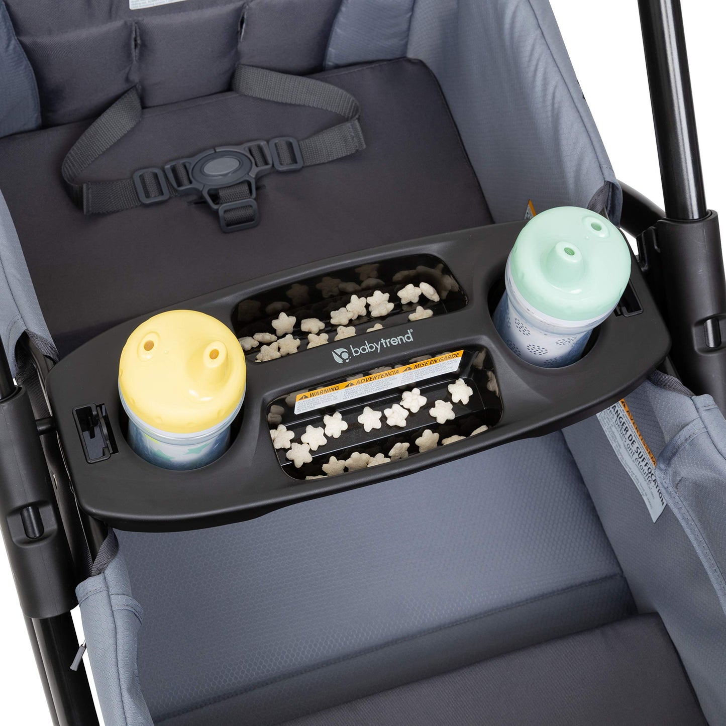 Baby Trend Expedition 2-in-1 Stroller Wagon Plus, Ultra Grey