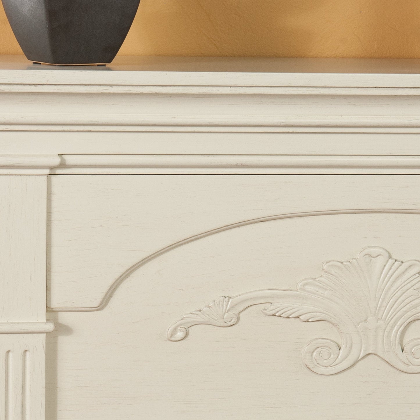SEI Furniture - Sicilian Harvest Electric Fireplace - Ivory - Transitional Design, Ideal for Living Room, Bedroom (FE9275)