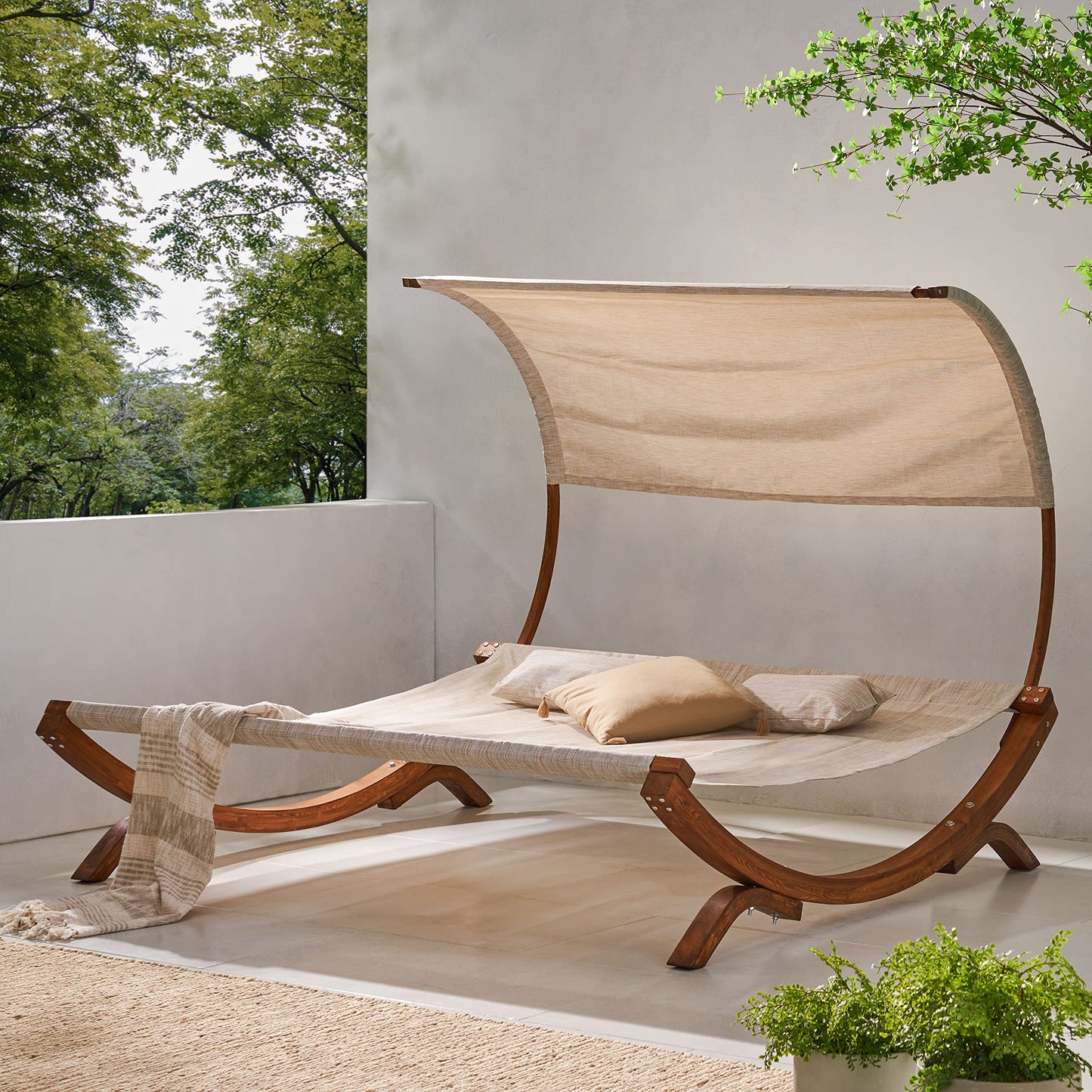 SUNBED W,Canopy