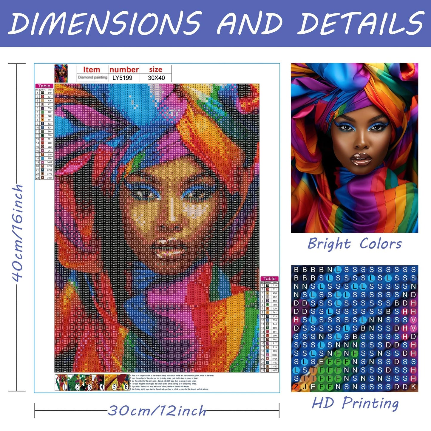 SKRYUIE 2 Pack 5D DIY Diamond Painting Starry Sky & Aurora Full Drill Paint with Diamonds, Polar Lights Rhinestone Wall Mosaic Home Decor 12x16 inch (30x40cm)