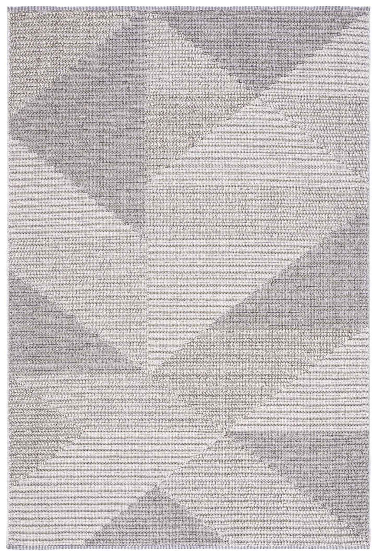 SAFAVIEH Area Rug 9x12 - Global Collection - Large - Light Grey & Grey, Non-Shedding & Easy Cleaning, Ideal for Living Room, Bedroom, Office, Dining Space (GLB400F)