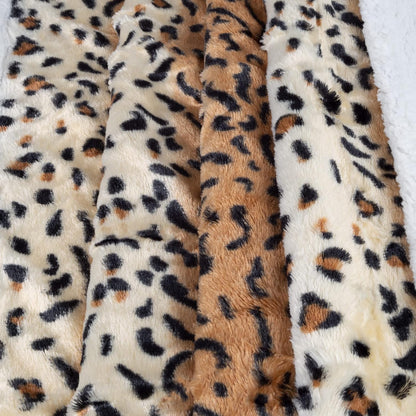 Lavish Home Fleece Sherpa Throw Blanket, Ultra Soft Plush, 50" x 60", Tiger Set of 1