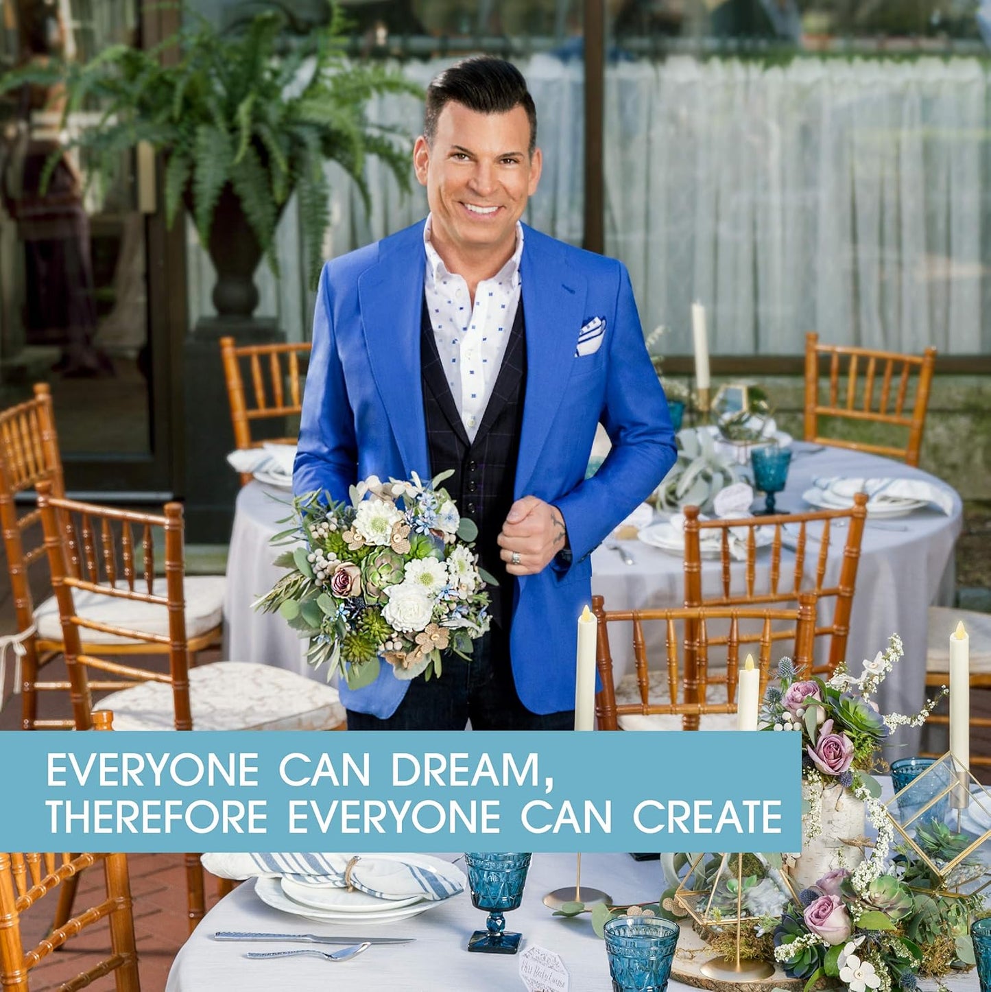 Darice David Tutera Illusion Acrylic Base Card Holders, Clear, 6 Piece, 6 Count