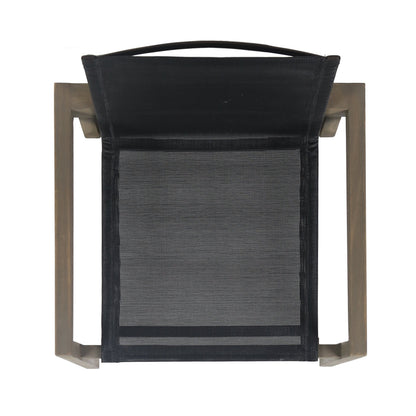Christopher Knight Home Zion Acacia Wood Outdoor Dining Set for 6, 7 Piece Patio Dining Table and Chair Set, Wooden Outdoor Dining Armchair and Table Set, Teak+Dark Grey+Grey