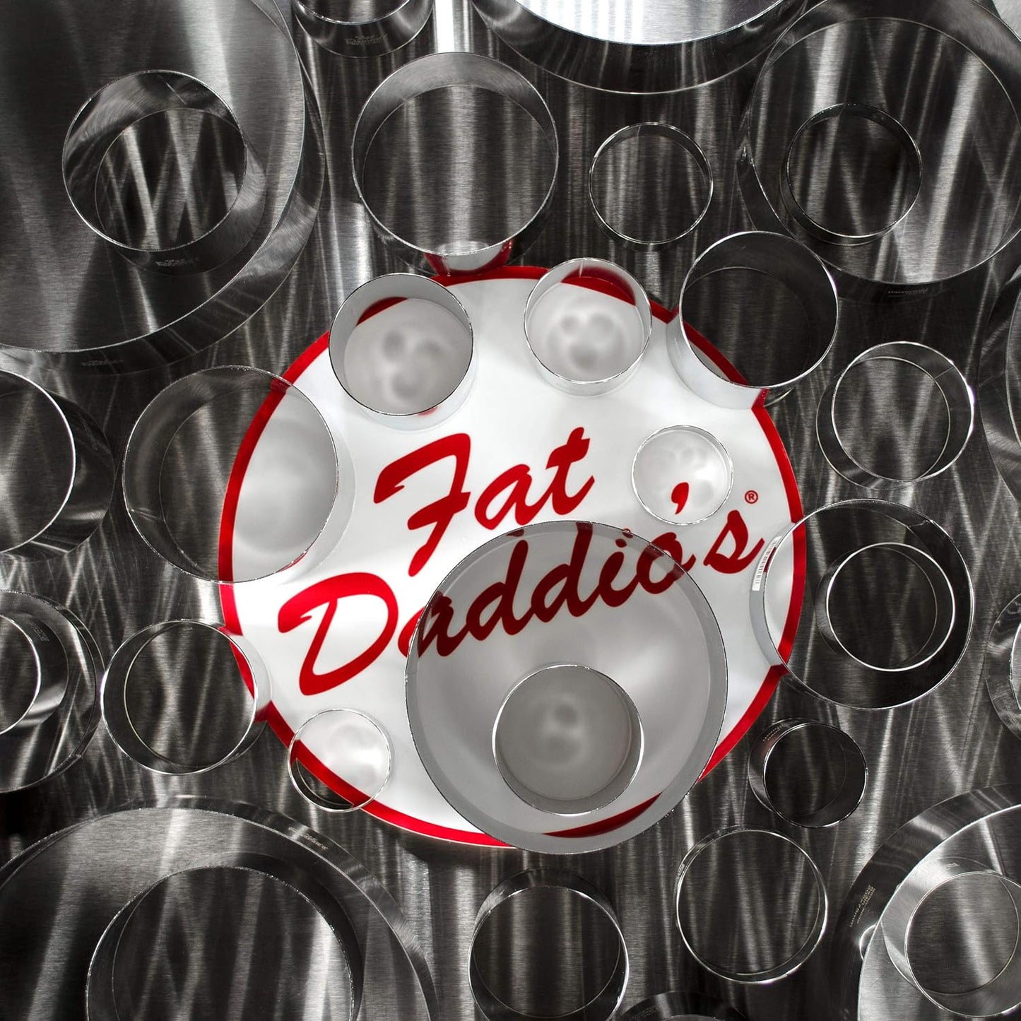 Fat Daddio's Stainless Steel Round Cake & Pastry Ring - 2.75 inch x 0.75 inch