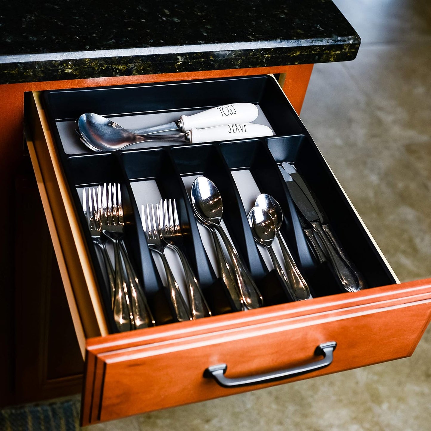 Galashield Silverware Organizer - Kitchen Drawers Flatware Utensils and Cutlery Tray for Easy Storage