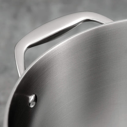 Tramontina Signature Tri-Ply Clad Stainless Steel 8-Quart Stock Pot with Lid, Induction-Ready Pasta Pot, Dishwasher-Safe, NSF-Certified, Made in Brazil