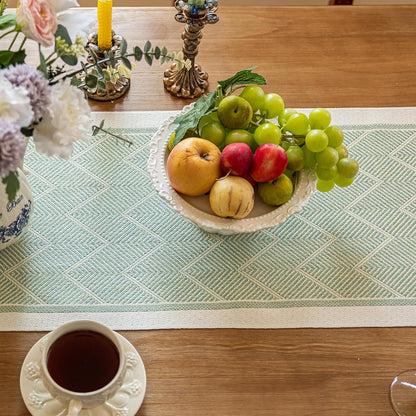 138 Inches,Waterproof Table Runners Boho Table Runner with Tassel Fringe,Table Runner for Party Coffee Table