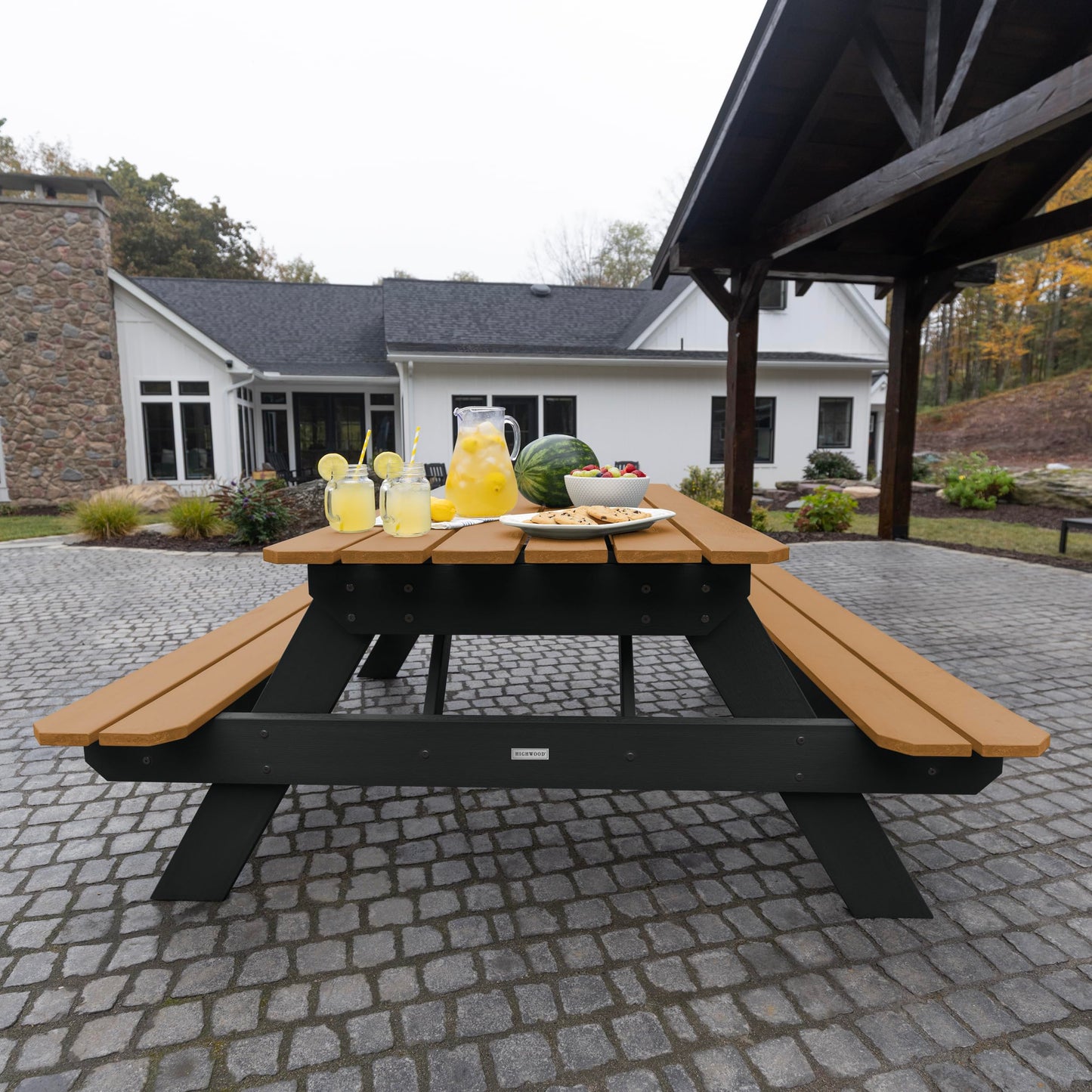 Highwood Hometown Picnic Table, 6 Foot, Saddle