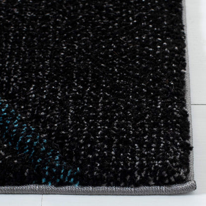 SAFAVIEH Hollywood Collection Area Rug - 10'6" x 14', Grey & Blue, Mid-Century Modern Design, Non-Shedding & Easy Care, Ideal for High Traffic Areas in Living Room, Bedroom (HLW712F)