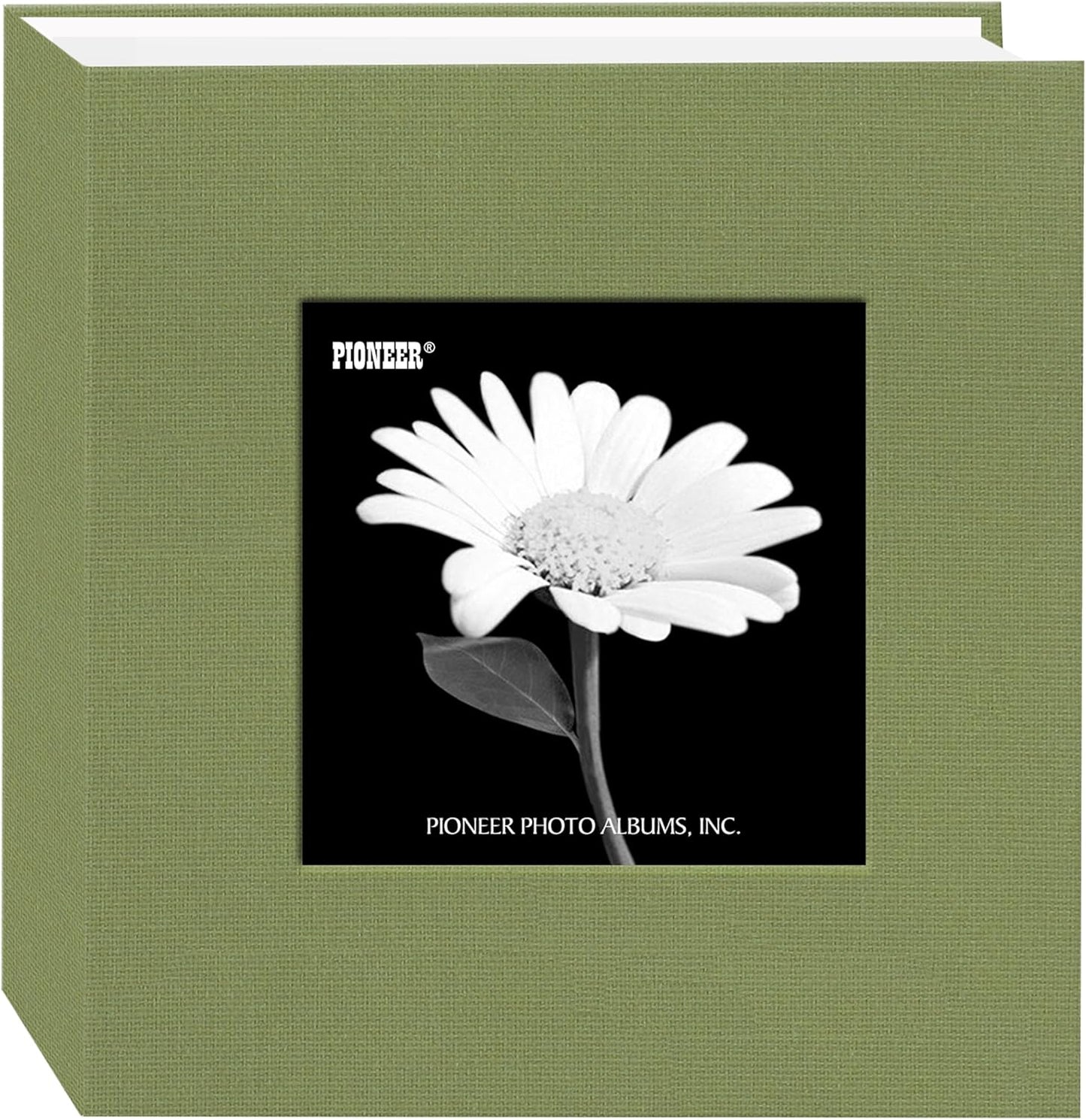 Pioneer DA-100CBF/SG Photo Album, 100 Pocket Fabric Frame Cover, Sage Green