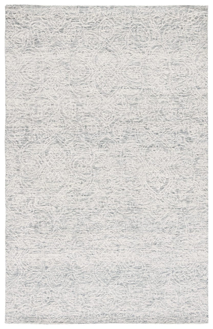 SAFAVIEH Area Rug 6x9 - Metro Collection - Dark Grey & Ivory, Handmade Wool, Ideal for Living Room, Bedroom, Dining Space (MET998H)