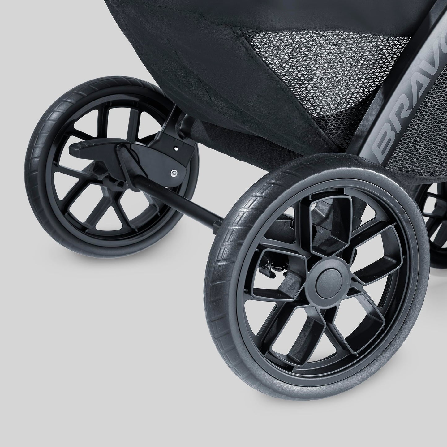 Chicco Bravo LE ClearTex 3-in-1 Trio Travel System, Bravo LE Quick-Fold Stroller with KeyFit Max ClearTex Infant Car Seat and Base, Atlas/Grey