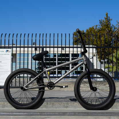 Elite BMX Freestyle Bike, Durable Steel Frame, Available in 16", 18", and 20" Sizes. New Sizes 26" and 29" BMX Bicycles. (Gunmetal, 20")