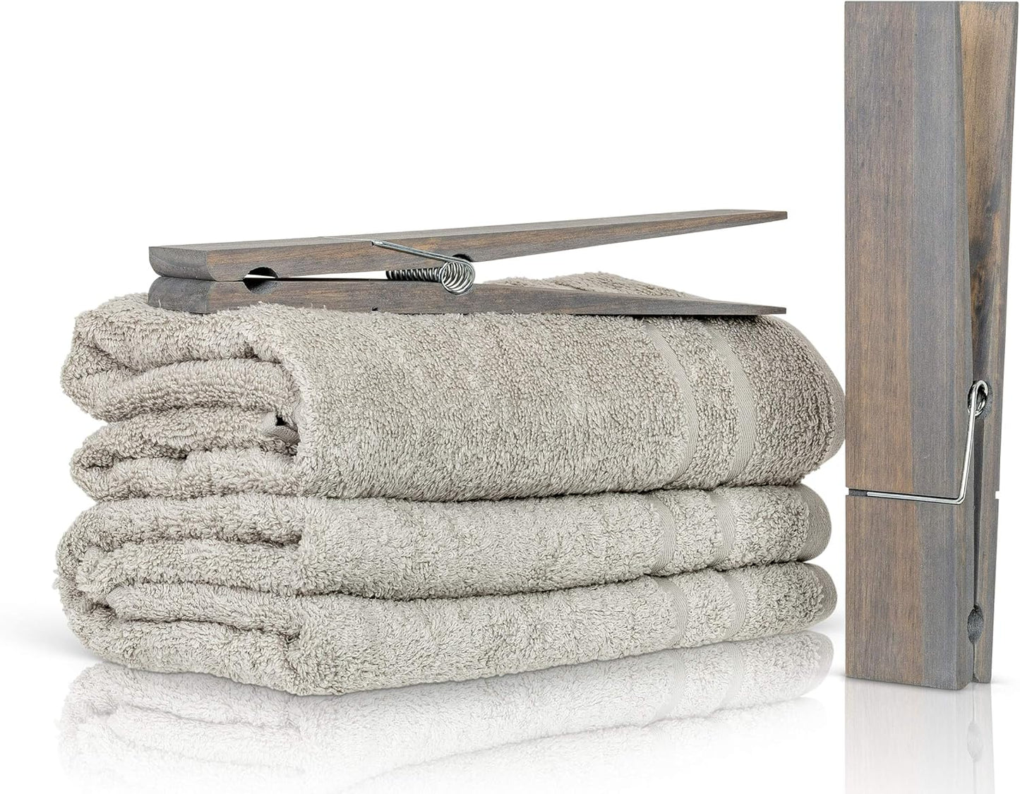 12 (2 Giant Clothespin Bathroom Towel Holder | Huge Clothes pin | Farmhouse Bathroom dcor | Laundry Room or Nursery