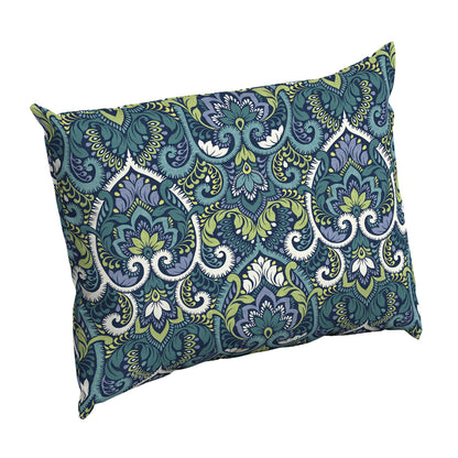 Arden Outdoor Toss Pillow, 2 Pack, 16 x 16, Rain-Proof, Fade Resistant Pistachio Botanical