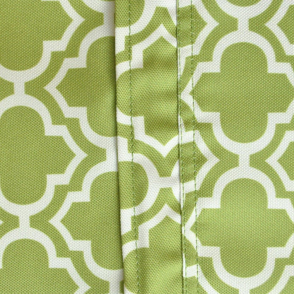 DII Green Lattice Outdoor Tabletop, 60" Round, Stain Resistant & Waterproof with Zipper, Green