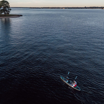 Pelican Argo 136XP - Sit in Tandem Kayak - Iris - Patented Ram-X™ Material - Lightweight Stable - 13 ft