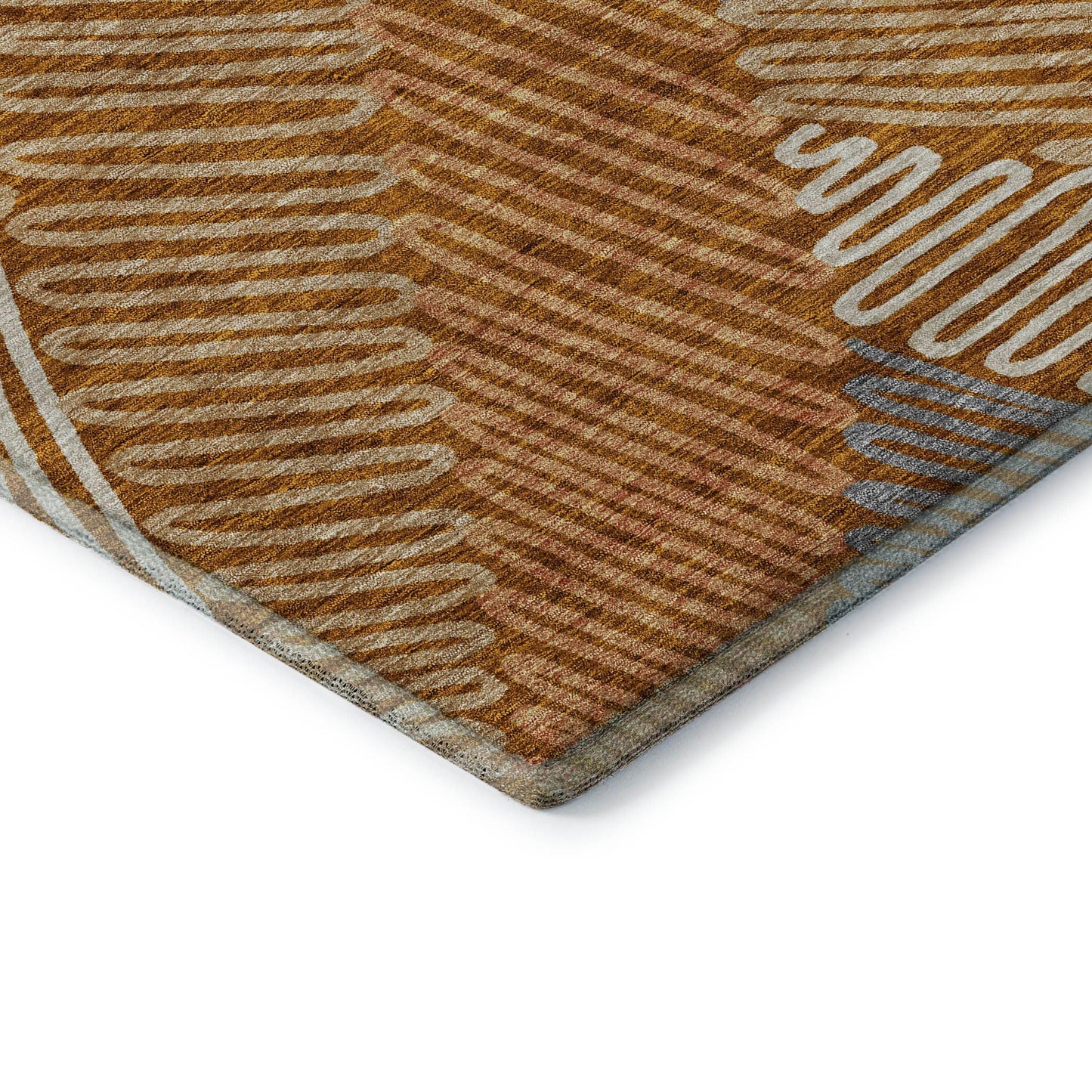Addison Rugs Mayfield AMF904 Paprika 9' x 12' Indoor Premium Machine Washable Runner Rug, Silky Soft, Easy Clean, Non Shedding, Bedroom, Living Room, Dining Room, Kitchen, Patio Rug