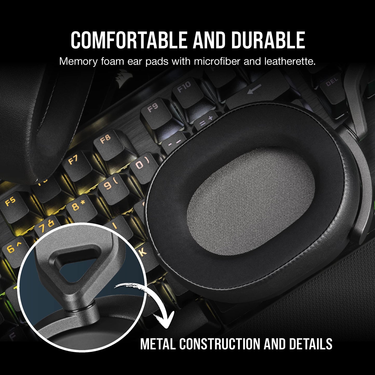 Corsair HS65 Surround Multiplatform Wired Gaming Headset – Dolby Atmos – SonarWorks SoundID – iCUE Compatible – PC, Mac, PS5, PS4, Xbox, Nintendo Switch, Mobile – Carbon