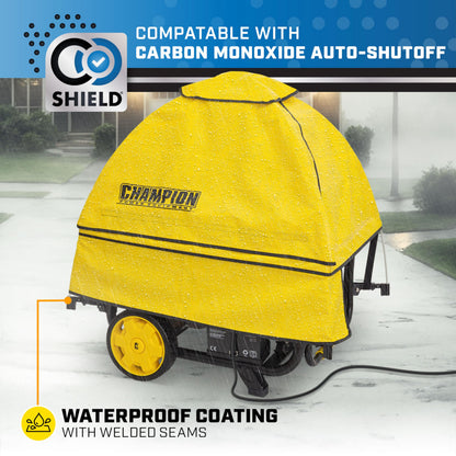 Champion Power Equipment 100376 Storm Shield Severe Weather Portable Generator Cover by GenTent for 4000 to 12,500-Starting Watt Generators
