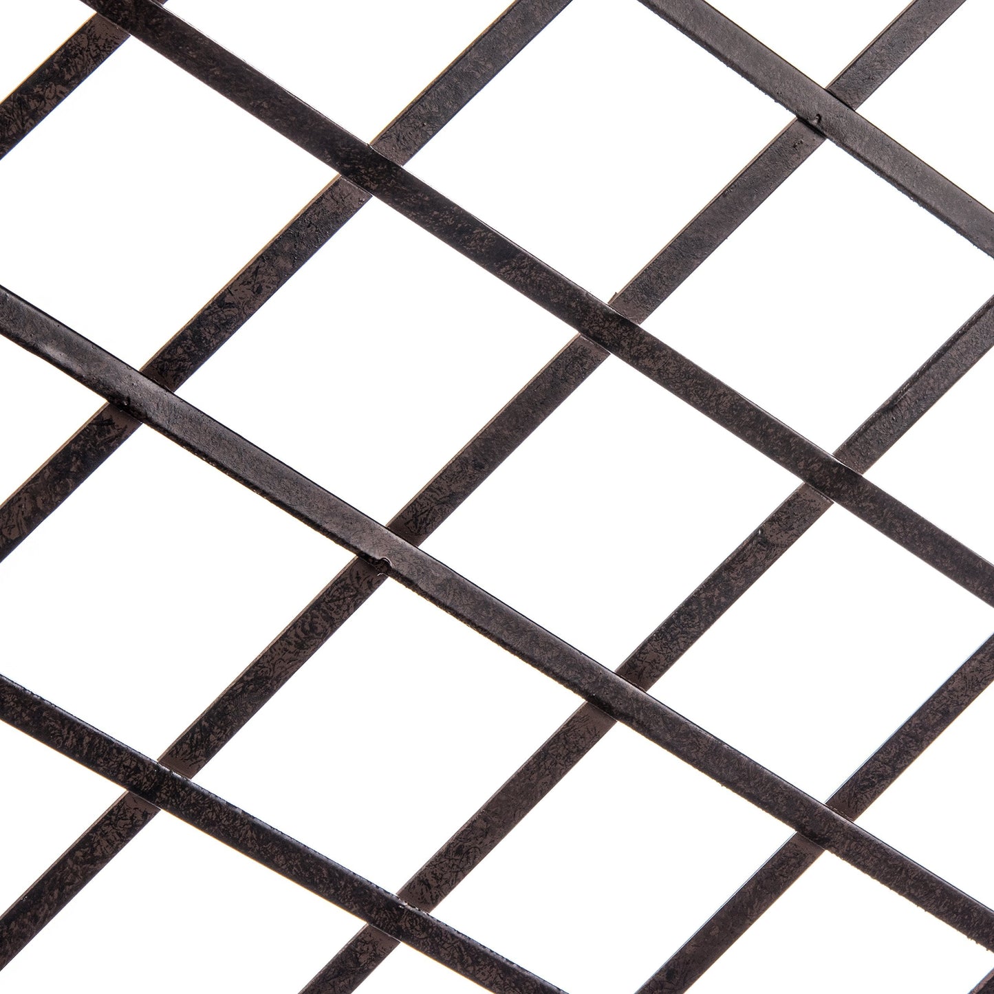 H Potter Large 2-Panel Garden Trellis 72" Installed Height, 75 lb Heavy Iron Privacy Screen, Freestanding Metal Outdoor Landscape Structure GAR573