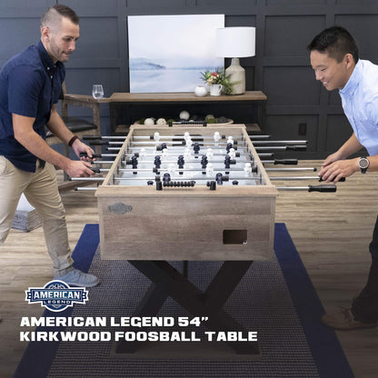 American Legend 54" Kirkwood Foosball Table, Grey