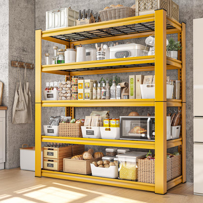 REIBII 72''H Garage Shelving 3010 LBS Storage Shelves Adjustable Metal Shelving 5 Tier Metal Shelves for Storage Industrial Shelf for Kitchen Pantry Warehouse Basement 72" HX35.5 WX16 D, 3 Pack