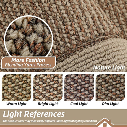 BEQHAUSE Kitchen Rugs and Mats Set of 2 Non-Slip Kitchen Mats for Floor, Absorbent and Stain Resistant Kitchen Runner, Machine Washable Rugs for Kitchen, Laundry & Sink, 20"x32"+20"x48", Taupe