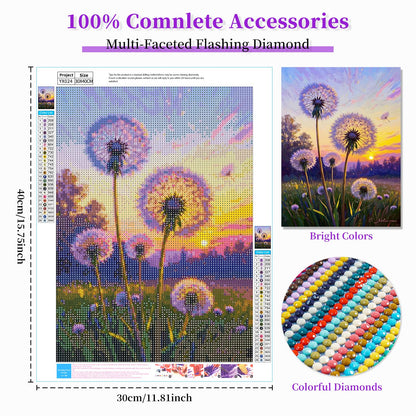 BWFY 12 Pack Diamond Art Kits for Adults,5D Diamond Painting Kits for Adults,Flower Series Paint with Numbers Diamonds for Home Wall Decor Festival Gift, 12x16 Inch