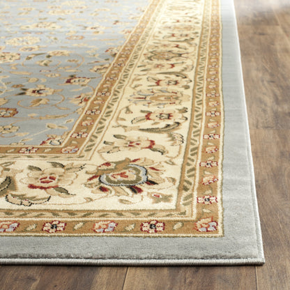 SAFAVIEH Lyndhurst Collection Area Rug - 10' x 14', Light Blue & Ivory, Traditional Oriental Design, Non-Shedding & Easy Care, Ideal for High Traffic Areas in Living Room, Bedroom (LNH312B)