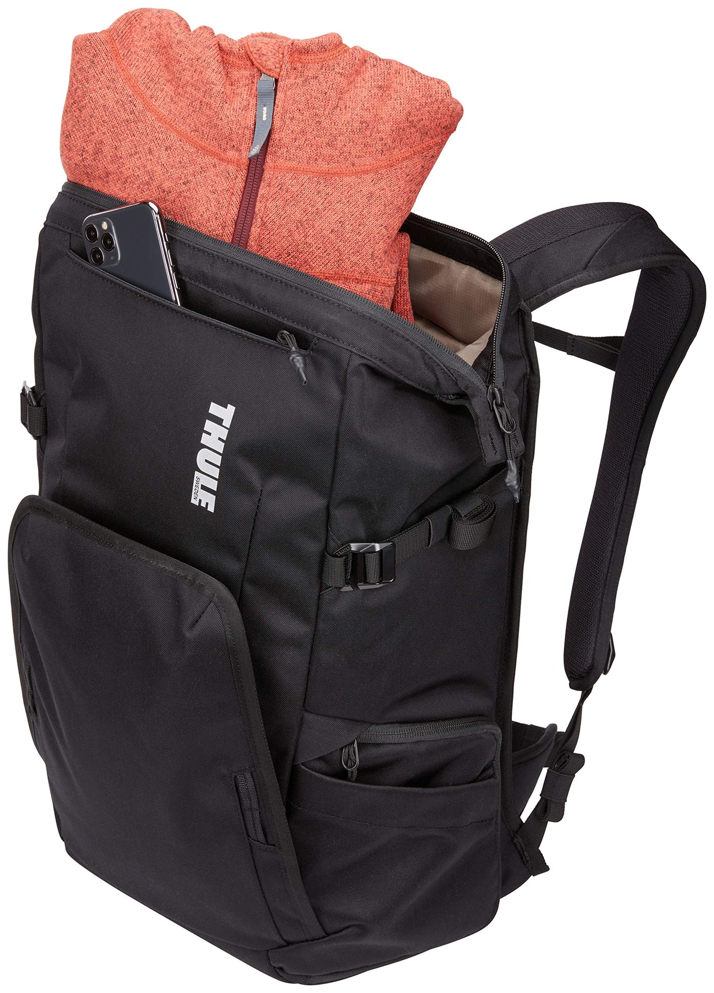 Thule Covert Camera Backpack 24L, Modular Internal Organization, Fits 14" Laptop & 11" Tablet, Includes Padded Shoulder Bag