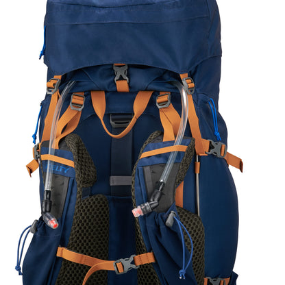 Kelty Glendale 65L to 105L Internal Frame Backpack - Multi-day Backpacking Thru Hiking Pack, Adjustable Suspension, Customized Fit (Pageant Blue, 85L)