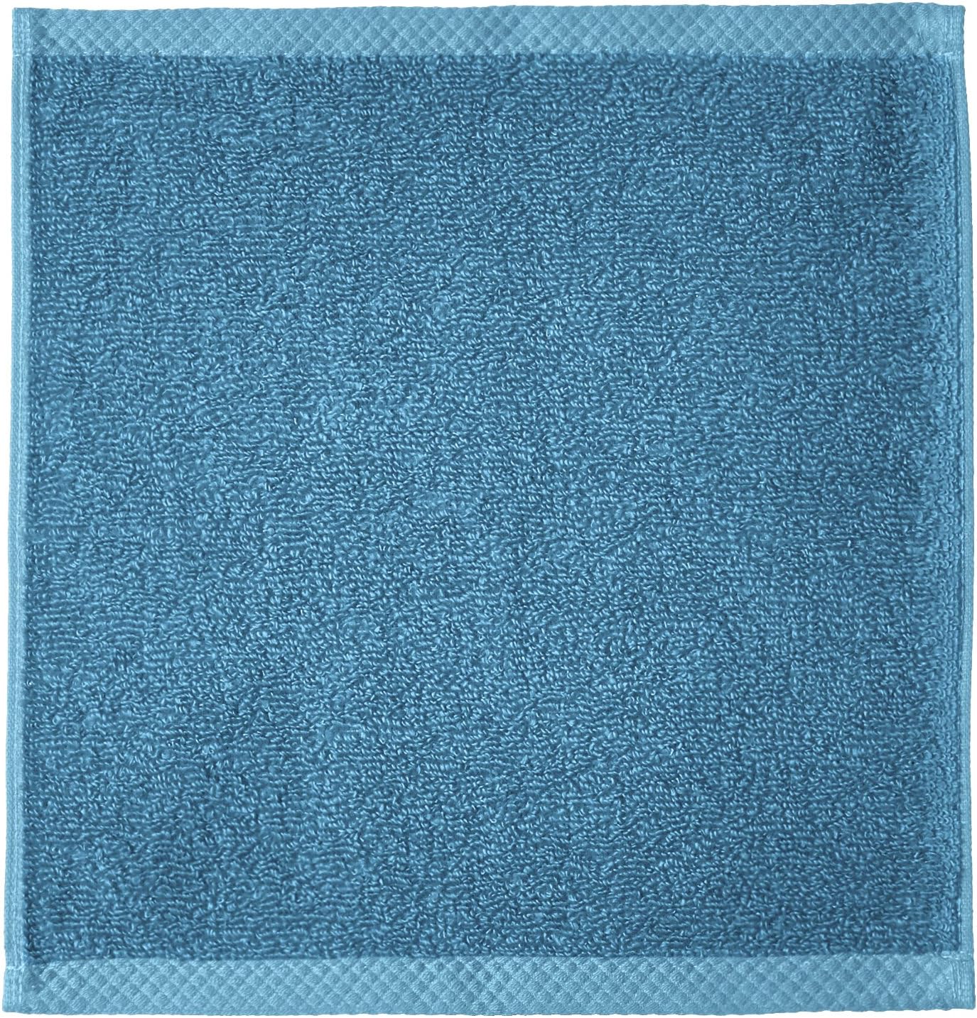 12" 12", 12-Pack, Amazon Basics Soft Cotton Washcloths, Quick-Dry, x Lake Blue