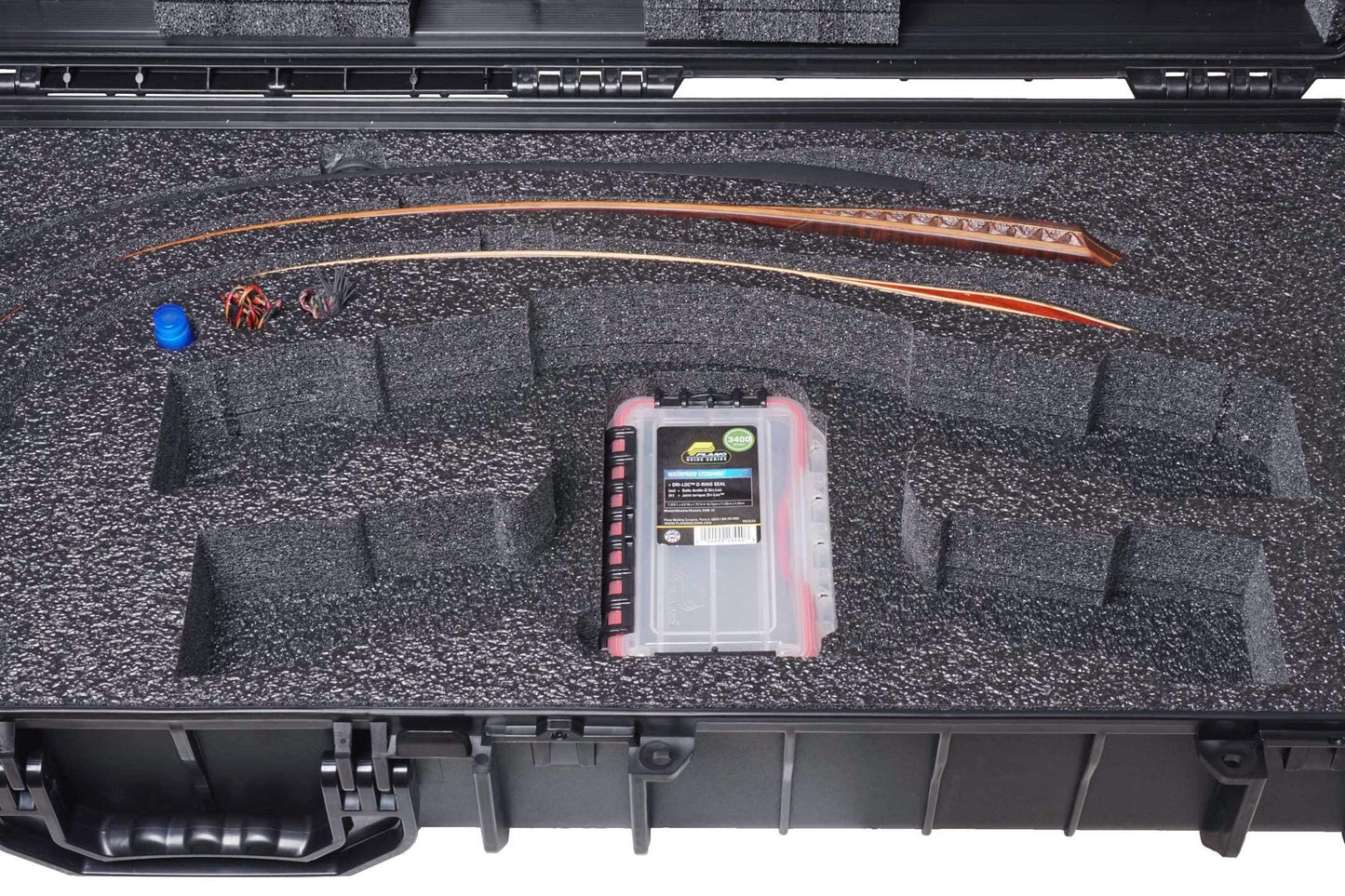 Case Club Waterproof Recurve Bow Case with Included Waterproof Accessory Box x2 (Recurve Bow)