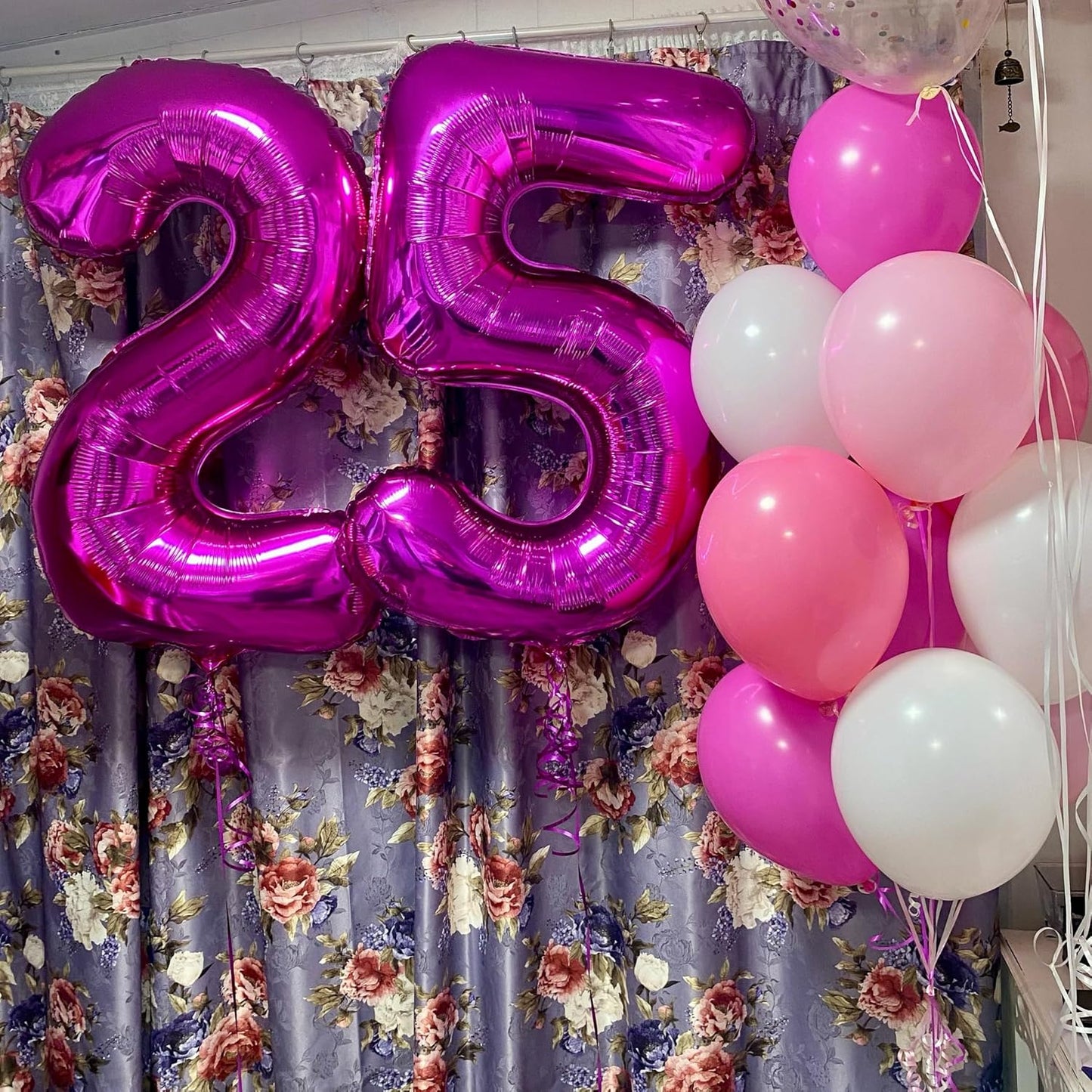 Number 3 Balloon - 40 Inch Rosy Purple Birthday Decoration for Kids & Women’s Parties