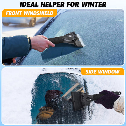EcoNour Ice Scrapers for Car Windshield (1 Pack) | Car Ice Scraper | Window Snow Scrapper for Car to Remove Snow and Frost | Car Snow Accessories