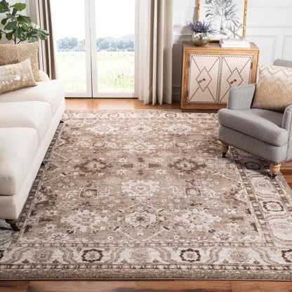 SAFAVIEH Area Rug 8x10 - Vintage Hamadan Collection - Large - Taupe, Traditional Persian Design, Non-Shedding & Easy to Clean, Ideal for Living Room, Bedroom, Dining Space (VTH214T)
