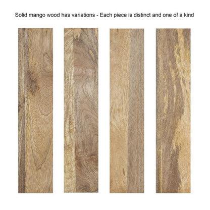 Kate and Laurel Staven Transitional Capsule Serving Board; 30 x 11; Natural Wood; Modern Food-Safe Charcuterie Board Made from Solid Mango Wood for Use as Kitchen Countertop Cheese Board