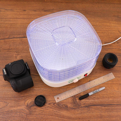Nutrichef Food Dehydrator Machine, Dehydrates Beef Jerky, Meat, Food, Fruit, Vegetables & Dog Treats, 5 Trays