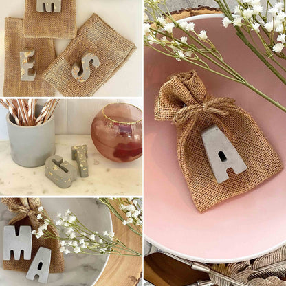 Wocuz 2 Pack Uppercase Letters Crayon Mold Lowercase Alphabet Chocolate Baking Mold Resin Mold Cake Pan Handmade Soap Mold Biscuit Ice Cube Tray DIY for Back to School Project