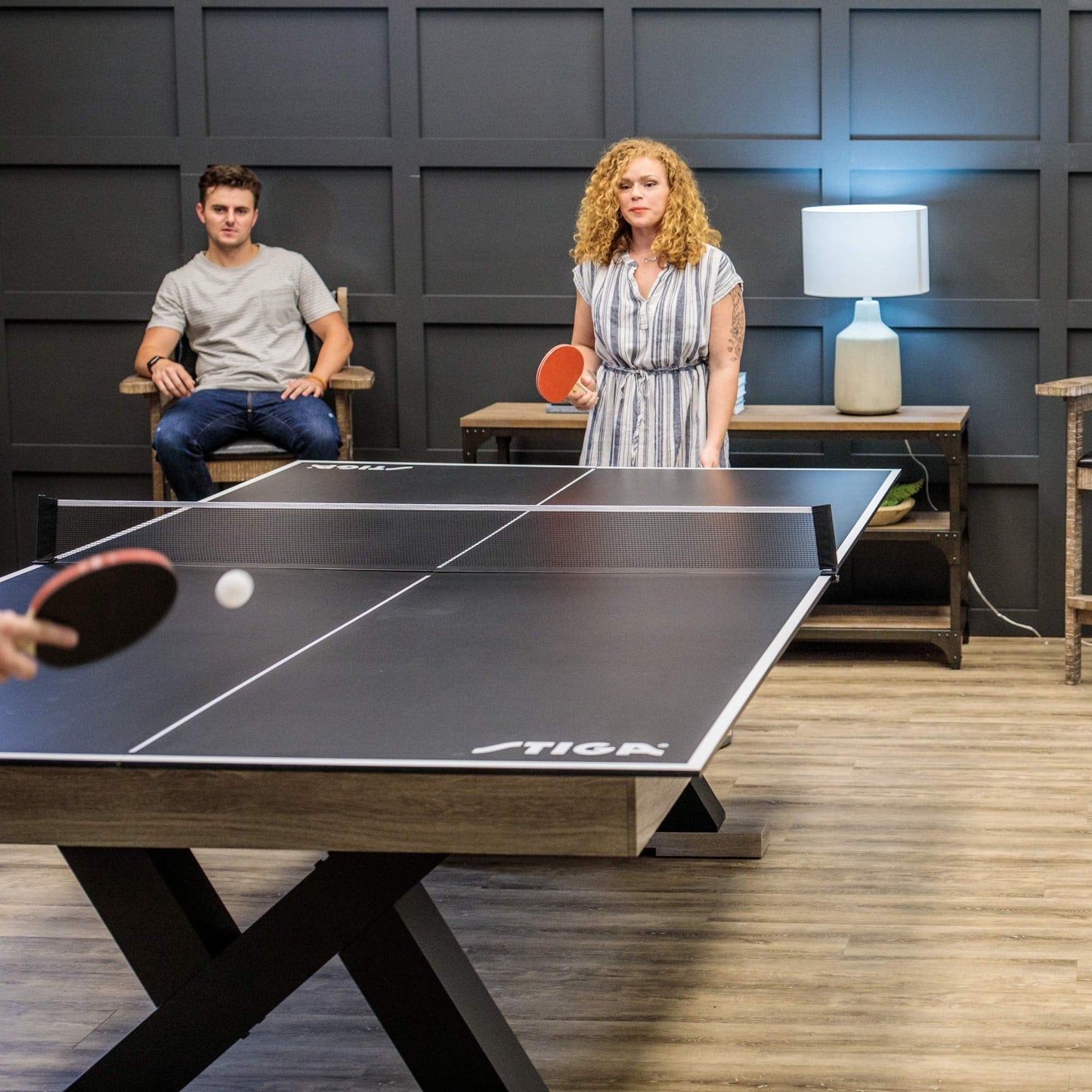 STIGA 4-Piece Table Tennis Conversion Top, Grey - Transform Your Pool Table into A Table Tennis Table