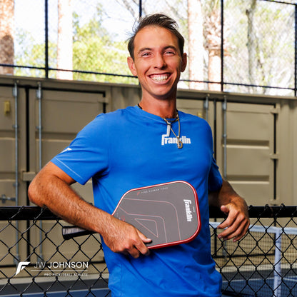 Franklin Sports PRO Pickleball Paddles – C45 Carbon Fiber Series - Official USAP + UPA Approved – Pro Player Design, DYNASTY 14MM RED