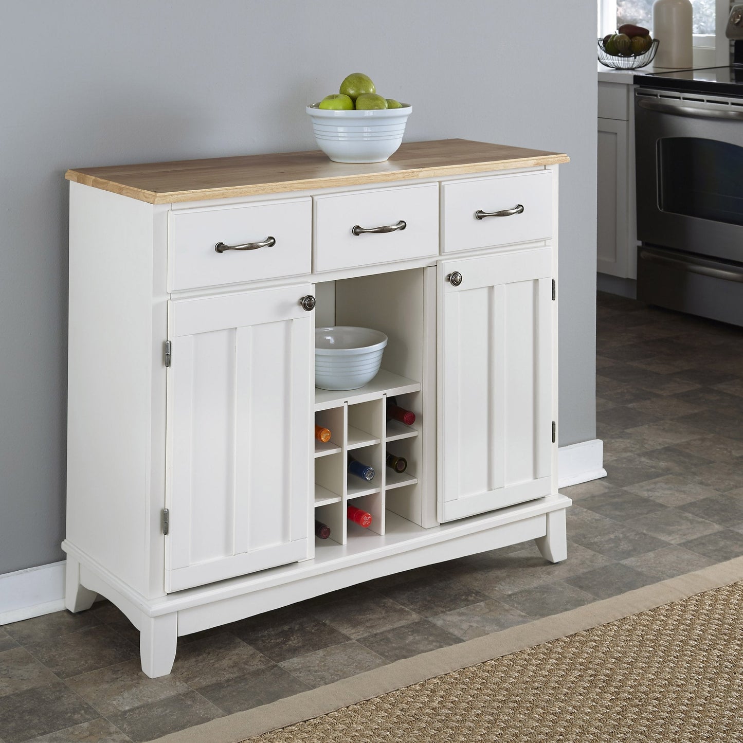 Homestyles Buffet of Buffets Off-White Buffet Server