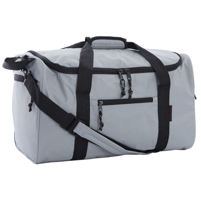 Travelers Club 6 Piece Orion Luggage and Travel Accessories Set, Grey