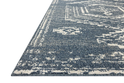 Loloi Magnolia Home by Joanna Gaines Gigi Collection GIG-03 Denim/Ivory 7'-10" x 10' Area Rug